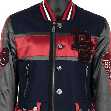 dolce and gabbana letterman jacket